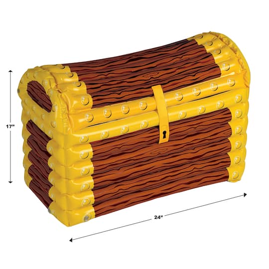 Beistle 24" x 17" Inflatable Treasure Chest Cooler